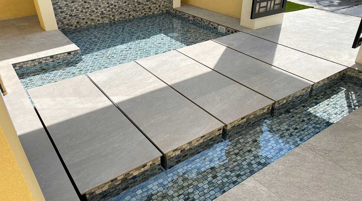 A Stunning Water-Inspired Entrance